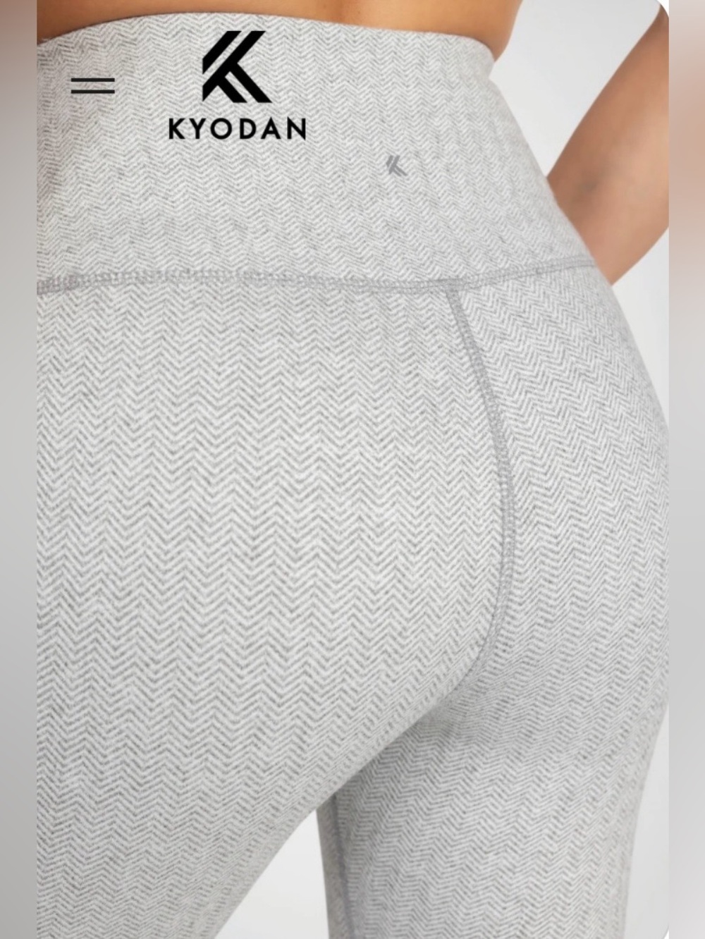 KYODAN Herringbone Jacquard High-Waist Leggings
